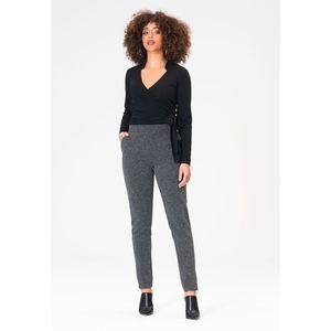 Leota Nola Pant in Salt & Pepper Charcoal